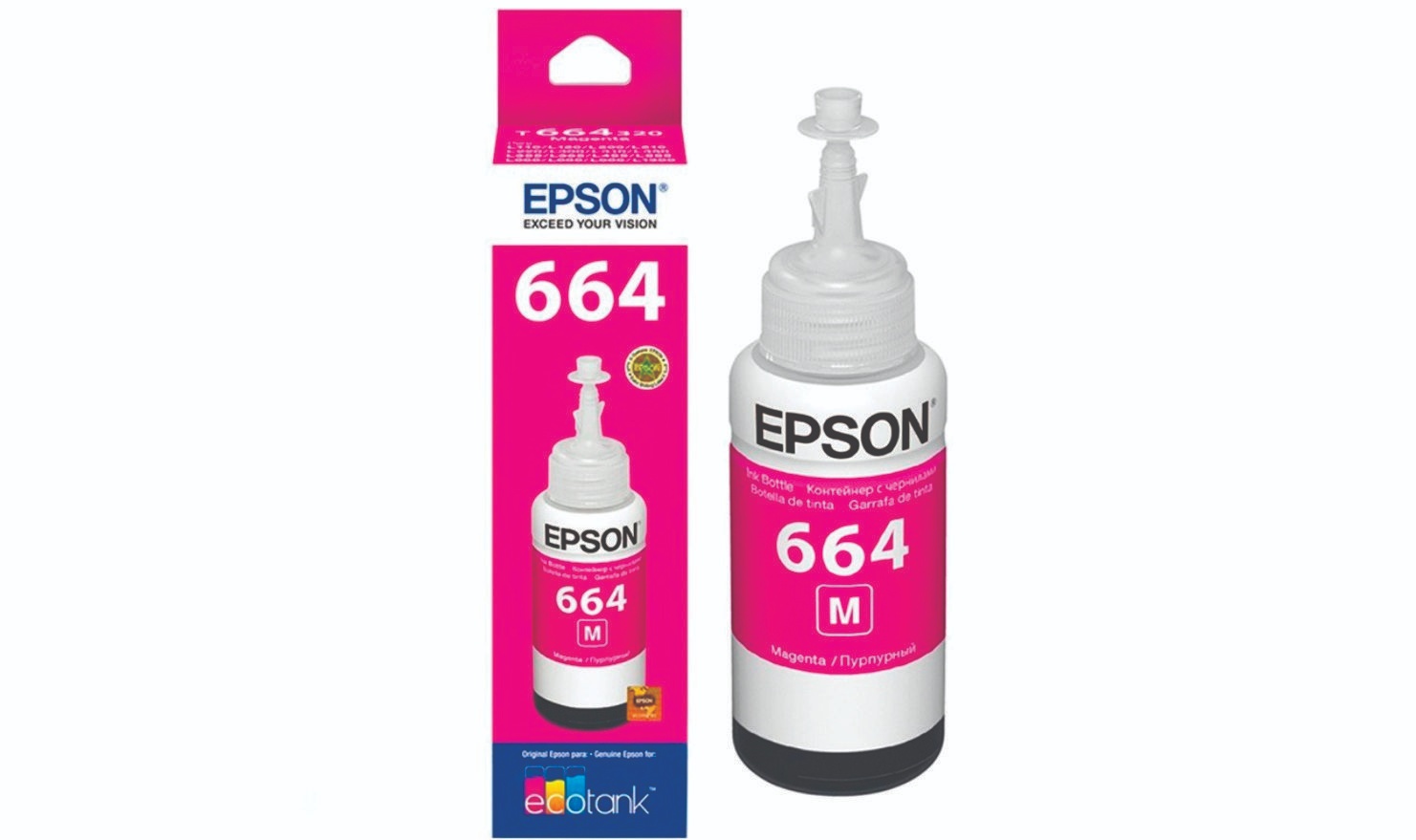 Tinta Epson Original T664320 70ml Magenta Computación Insumos de Impresoras