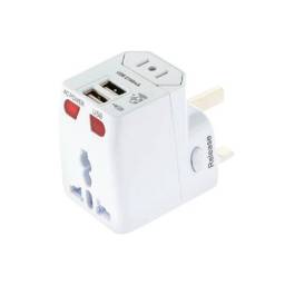 Adaptador Universal Ledstar p/Viaje c/USB (TQ-6291)