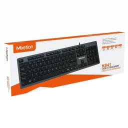 Teclado Meetion Slim Inalambrico MT-WK841 Black/White