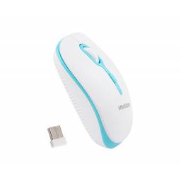 Mouse Meetion Inalambrico R547 Celeste