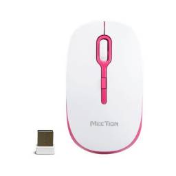 Mouse Meetion Inalambrico R547 Rosa