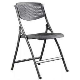 Silla Plegable de PP y Metal AYRE blanco/gris/negro