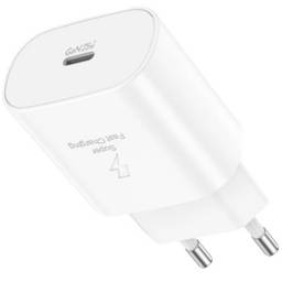 Cargador Foneng USB-C 3A 25W EU51 Blanco